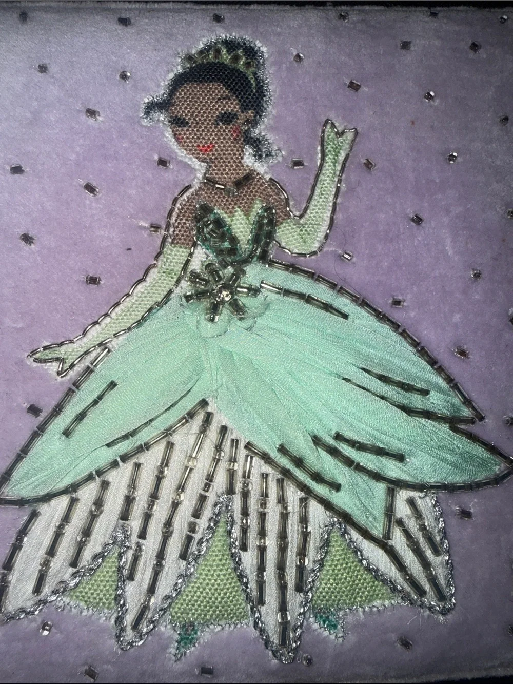 Pottery Barn Kids Lilac & Mint Princess Jewel Patch